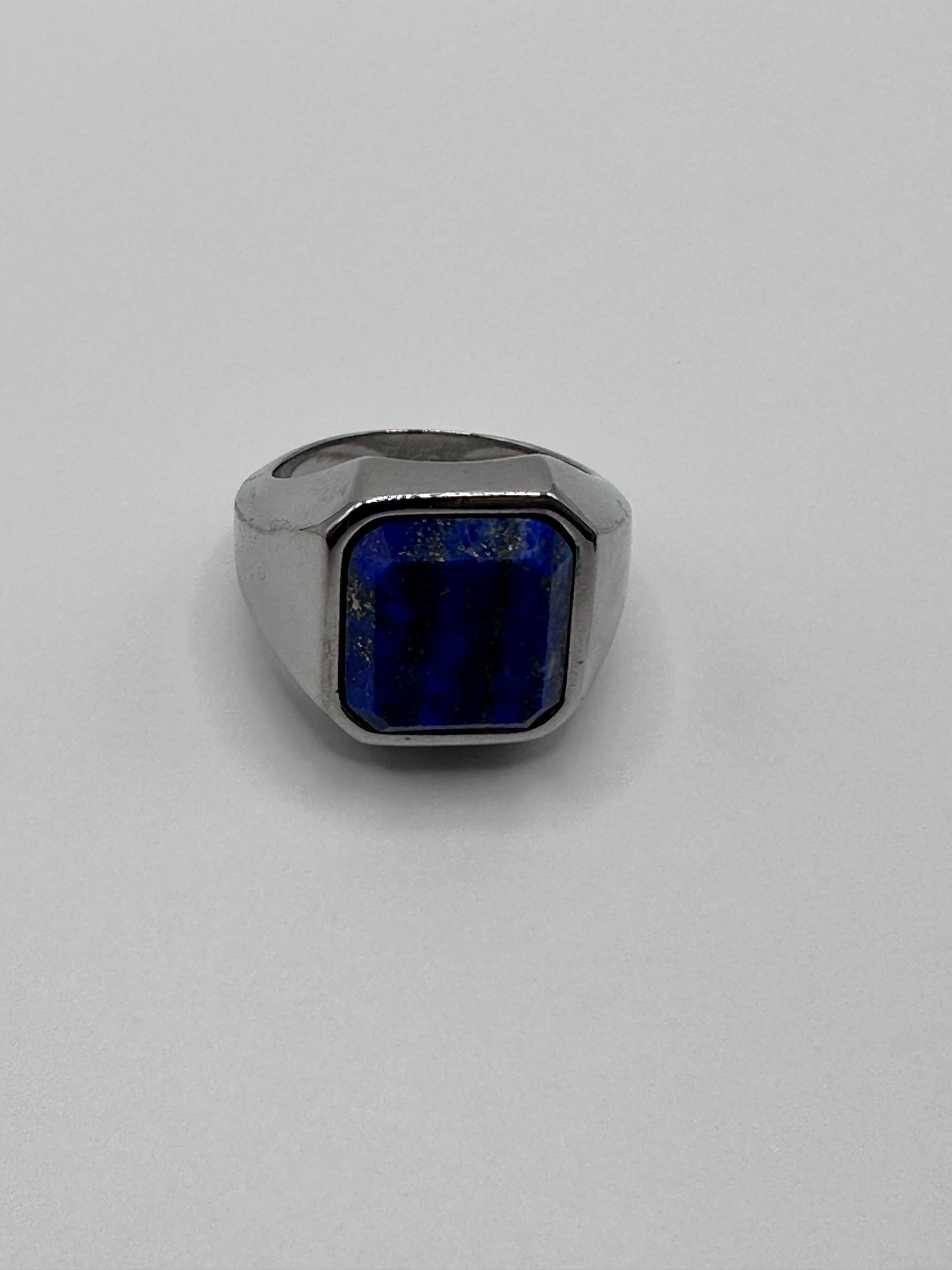 LAPIS LAZULI STONE SIGNET RING